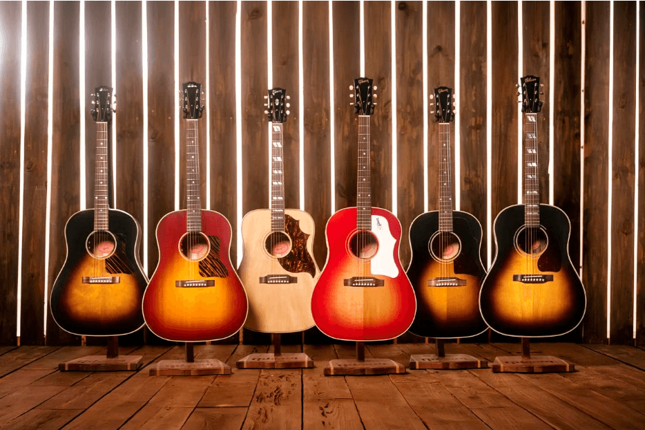 Gibson presenta cuatro guitarras acústicas con el exclusivo sistema de pastillas Baggs HiFi DNA